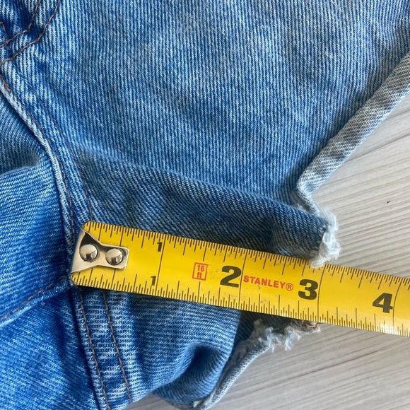 Madewell Relaxed Denim Jean Shorts Distressed Raw Hem ND697 Women’s Size 30 - Picture 9 of 9